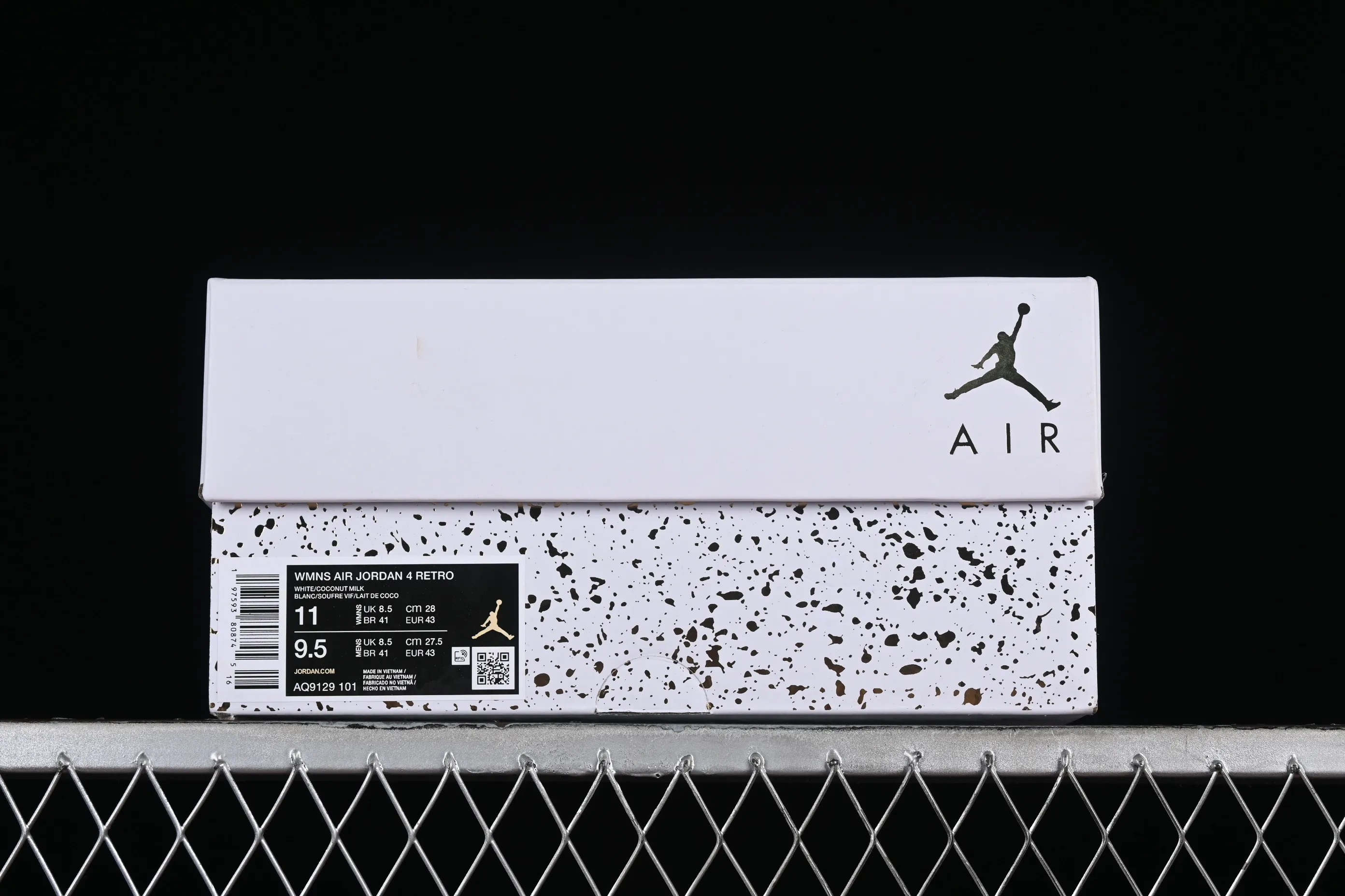 All categories Air Jordan Jordan series basketball shoes Air Jordan 4 OG version Air Jordan 4 Retro "Vivid Sulfur" AJ4 Joe 4 White Thunder AQ9129-101